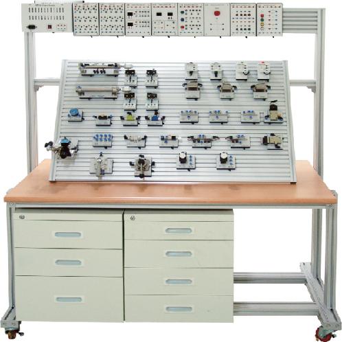 Pneumatic & Hydraulic System Trainer | Pneumatic, Hydraulic, cylinder, PLC, Sequence