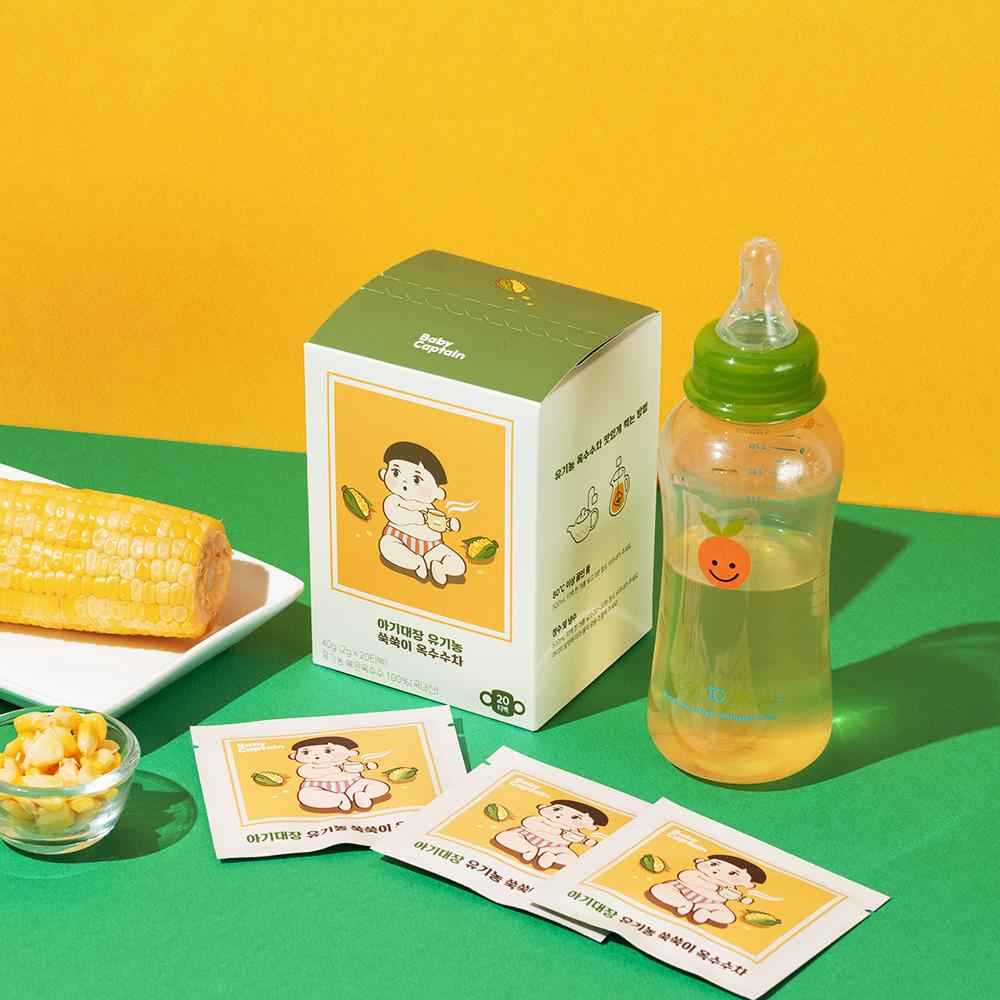 BabyCaptain Organic Corn Tea 20T