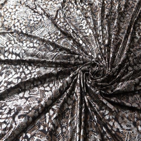 POLY SPAN KNIT JQD W/FOIL & DEW DROP ( SNF-2141-1 )